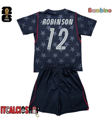 Stati Uniti Miles Robinson #12 Seconda Maglia Bambino Mondiali 2026 Manica Corta (+ Pantaloni corti)